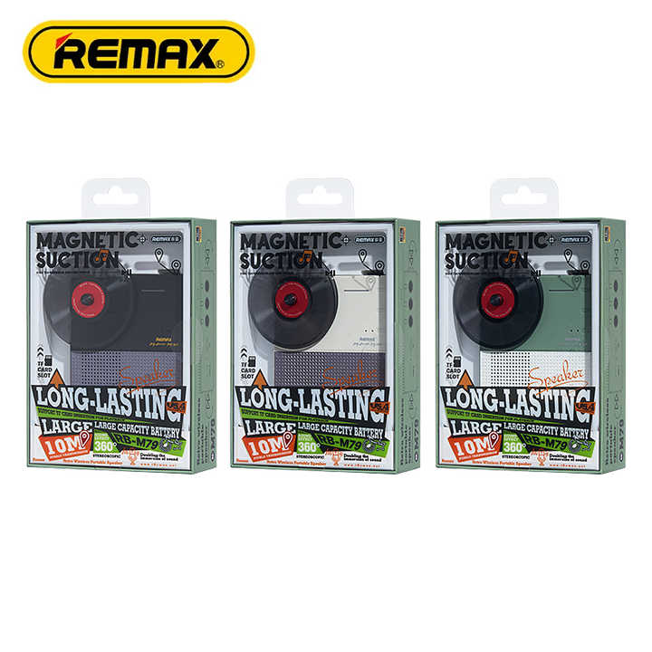Remax RB-M79 Retro Wireless Portable Speaker Bluetooth- compatible 5.4 Remax RB-M79 Retro Wireless Portable Speaker Bluetooth- compatible 5.4
